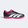 Chuteira Society adidas Predator Accuracy 4 - Infantil PRETO/BRANCO