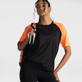 Camiseta de Treino Whats Wear Raglan Dry Fit Proteção Solar Uv - Feminina LARANJA