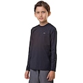Camiseta Térmica Manga Longa Infantil Proteção UV50+ Summersun Elite - Unissex PRETO