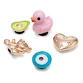 Kit Jibbitz Crocs Delicados - 5 Unidades BRANCO