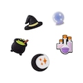Kit Jibbitz Crocs Bruxa - 5 Unidades BRANCO