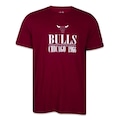 Camiseta New Era Chicago Bulls Modern Classic - Masculina VERMELHO