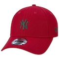 Boné New Era 940 Snapback New York Yankees MLB Aba Curva VERMELHO