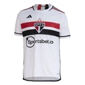 Camisa do São Paulo I 23/24 Torcedor adidas - Masculina BRANCO/PRETO