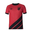 Camisa do Athletico Paranaense CAP Uniforme 1 2023 Umbro - Masculino VERMELHO/PRETO