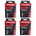Kit de Câmara de Ar Arisun 700 x 18/25 48 mm - 4 unidades PRETO
