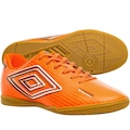 Chuteira Futsal Umbro Arcade - Adulto LARANJA/BRANCO