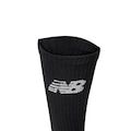 Kit de Meias Cano Alto New Balance Lifestyle - 3 Pares - Adulto PRETO
