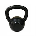 Kettlebell Fundiban Emborrachado - 4Kg PRETO/BRANCO