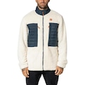 Blusão de Moletom Billabong Aberto Glacier Zip Birch - Masculino OFF WHITE