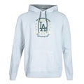 Blusão de Moletom com Capuz New Era Canguru Los Angeles Dodgers Nature - Masculino VERDE