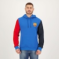 Blusão de Moletom Barcelona Canguru Futfanatics - Masculina AZUL
