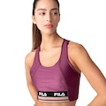 Top Fitness Fila Double Elastic - Feminino ROXO CLARO
