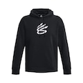 Blusão Masculino Under Armour com Capuz Curry Big Splash PRETO