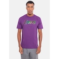 Camiseta Nba Holographic Los Angeles Lakers - Masculina ROXO