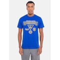 Camiseta NBA Patches Logo - Masculina AZUL