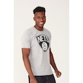 Camiseta NBA Estampada Brooklyn Nets - Masculina CINZA
