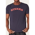 Camiseta NBA Estampada Philadelphia 76Ers - Masculina AZUL ESCURO