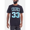 Camiseta Mitchell & Ness Tie Dye Black Boston Celtics Larry Bird - Masculina PRETO