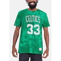 Camiseta Mitchell & Ness Galaxy Tie Dye Boston Celtics Larry Bird - Masculina VERDE