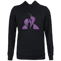 Blusão Le Coq Sportif Ess Hoody - Masculino PRETO/ROXO