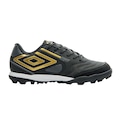 Chuteira Society Umbro Pro 5 Bump Club - Adulto PRETO/OURO
