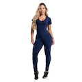 Macacão Mvb Modas Fitness Longo - Feminino AZUL ESCURO