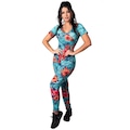 Macacão Mvb Modas Fitness Longo - Feminino AZUL/VERDE