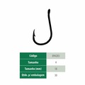 Anzol Chinu Black 4 Pesca Brasil (Caixa C/ 20Pct. - 30 Un.) - Pesca Brasil NAO SE APLICA