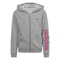 Jaqueta com Capuz adidas Essentials - Infantil CINZA/ROSA