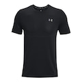 Camiseta Under Armour Rush Seamless Legacy - Masculina PRETO