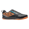 Chuteira Futsal Adulto Umbro Pro 5 Bump PRETO/LARANJA