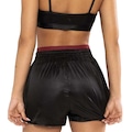 Shorts Alto Giro 2 Em 1 Light Shine - Feminino PRETO