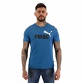 Camiseta Puma Ess 2 Col Logo - Masculina AZUL ESC/PRETO