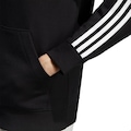 Jaqueta com Capuz adidas Regular Essentials 3-Stripes - Feminina PRETO