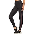 Calça Legging Run More Emana Leve - Feminina PRETO/VINHO