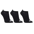 Kit de Meias Cano Baixo adidas Light Nosh - 3 Pares - Unissex PRETO