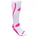 Meia de Compressão Acte Sports - Feminina BRANCO/ROSA