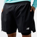 Bermuda New Balance Accelerate Dupla - 5" - Masculina PRETO