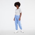 Blusa Cropped New Balance Essentials - Feminina CINZA CLA/ROSA CLA