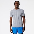 CAMISETA NEW BALANCE IMPACT RUN CINZA CLA/ROSA CLA