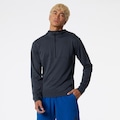 Blusão com Capuz New Balance Tenacity 1/2 Zíper - Masculino PRETO