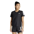 Camiseta adidas Own The Run Tee - Feminina PRETO/BRANCO