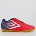 Chuteira Futsal Infantil Umbro Warskin VERMELHO