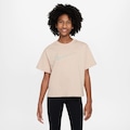 Camiseta Nike Sportswear Boxy - Infantil BEGE
