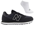 Tênis New Balance 500 V2 + Par de Meia - Masculino PRETO