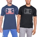 Kit Camisetas Under Armour Boxed Sportstyle - 2 Unidades - Masculina PRETO