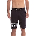Bermuda NBA Moletom Brooklyn Nets - Masculina PRETO