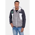 Jaqueta Com Capuz NBA Basket - Masculina CINZA