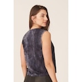 Camiseta Cropped Starter Tie Dye - Feminina PRETO